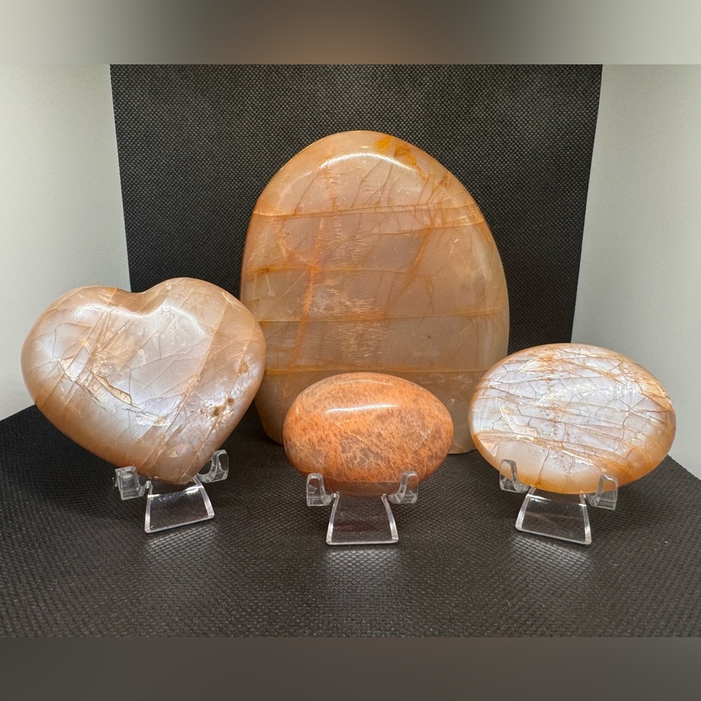 🌸HOLIDAY SALE Peach Moonstone Crystals Bundle🌸